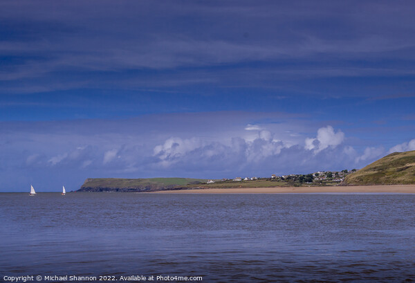 River Camel Estuary in Cornwall Picture Board by Michael Shannon
