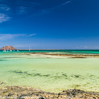 Buy canvas prints of Playa Vista Lobos, Corralejo, Fuerteventura by Michael Shannon