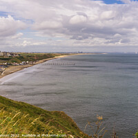 Buy canvas prints of View from Huntcliffe above Saltburn-on-Sea by Michael Shannon
