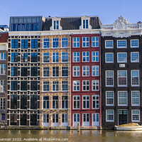 Buy canvas prints of Waterfront buildings in Amsterdam by Michael Shannon