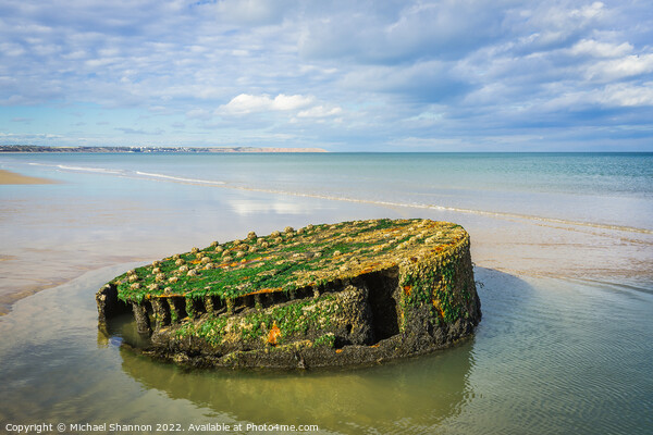 Old boiler on Reighton Sands, part of an old shipw Picture Board by Michael Shannon