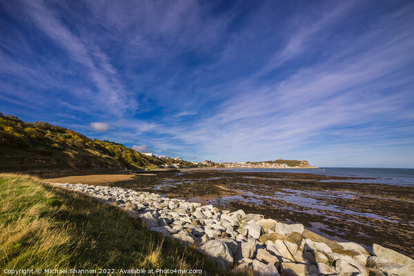 Scarborough South Bay - Photo from the sea defence Picture Board by Michael Shannon