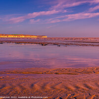 Buy canvas prints of Low Tide - North Beach, Bridlington by Michael Shannon