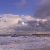Buy canvas prints of Sunderland's Roker Pier and Lighthouse by Michael Shannon