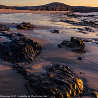 Buy canvas prints of Early morning light, Playa Caleta del Congrio, Pap by Michael Shannon