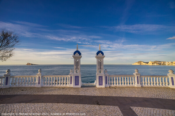 View out to sea from the Balcon de Mediterraneo, B Picture Board by Michael Shannon