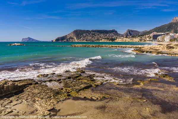 Calpe Beach, Spain Picture Board by Michael Shannon