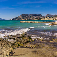 Buy canvas prints of Calpe Beach, Spain by Michael Shannon