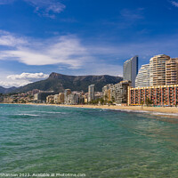 Buy canvas prints of Playa del Arenal-Bol, Calpe, Spain by Michael Shannon