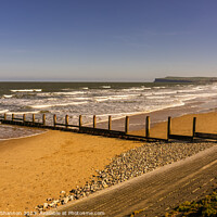 Buy canvas prints of Redcar - view towards Saltburn by Michael Shannon