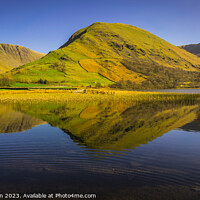 Buy canvas prints of Looking across Brothers Water in the Lake District by Michael Shannon