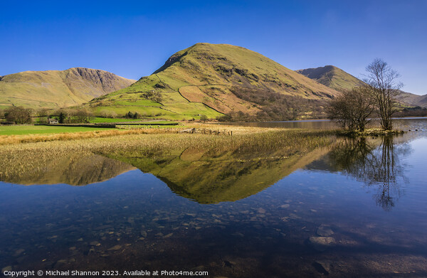 Brothers Water in the Englash Lake District on a s Picture Board by Michael Shannon
