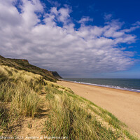Buy canvas prints of Cattersty Sands near Skinningrove by Michael Shannon