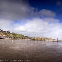 Buy canvas prints of A Sunny Day on the Victorian Pier at Saltburn-on-t by Michael Shannon