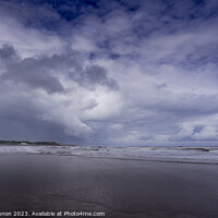 Buy canvas prints of Scarborough's North Bay Under Brooding Skies by Michael Shannon