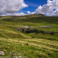 Buy canvas prints of Yorkshire's Charming Penyghent Panorama by Michael Shannon