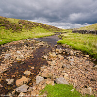 Buy canvas prints of Mystical Upland Stream near Hull Pot by Michael Shannon