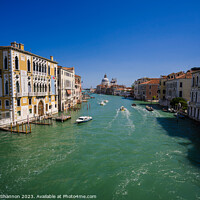 Buy canvas prints of View from the Accademia Bridge in Venice by Michael Shannon
