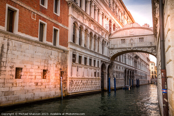 Bridge of Sighs - Venice Picture Board by Michael Shannon