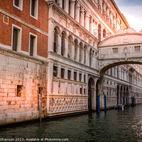 Buy canvas prints of Bridge of Sighs - Venice by Michael Shannon