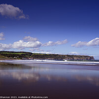 Buy canvas prints of Upgang Beach, Whity, North Yorkshire by Michael Shannon