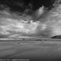 Buy canvas prints of Reighton / Speeton Sands in Filey Bay by Michael Shannon