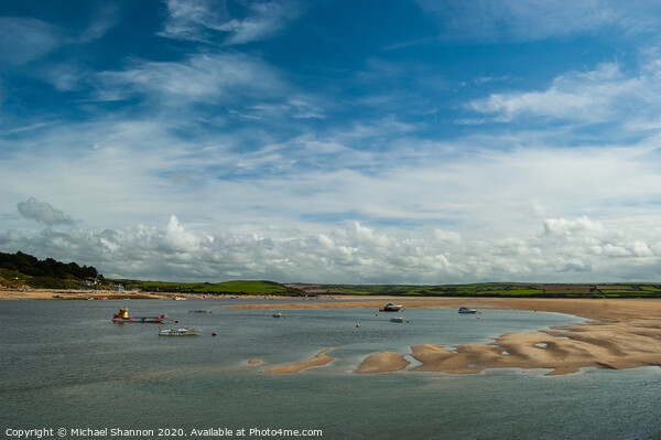 The River Camel near Padstow in Cornwall Picture Board by Michael Shannon