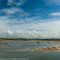 Buy canvas prints of The River Camel near Padstow in Cornwall by Michael Shannon
