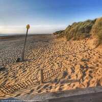 Buy canvas prints of Formby beach and sand dunes by Sarah Paddison