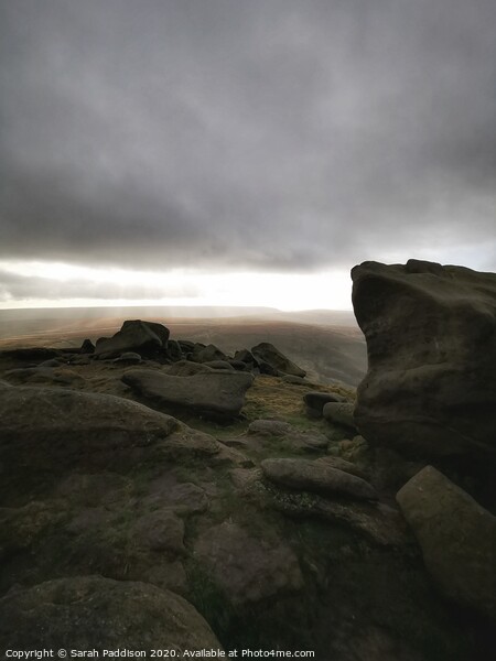Bleaklow higher shelfstones Picture Board by Sarah Paddison