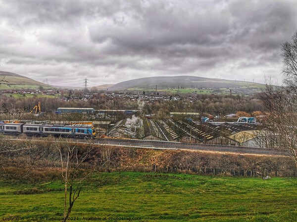 Stalybridge Encapsualted in an image Picture Board by Sarah Paddison