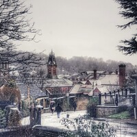 Buy canvas prints of Winter  Scene in Northern England by Sarah Paddison