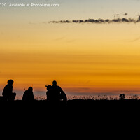 Buy canvas prints of people watching the sunset by Roy Hornyak