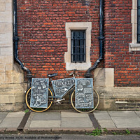 Buy canvas prints of Bicycle Prop by Tony Brooks