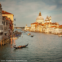 Buy canvas prints of Grand Canal by Russell Lovett