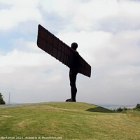Buy canvas prints of Angel of the North  by Sheila Eames