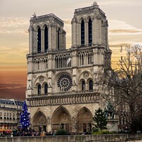 Buy canvas prints of Notre Dame de Paris from the River by Sheila Eames