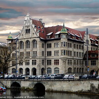 Buy canvas prints of Architecture in Zurich, Switzerland by Sheila Eames