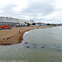 Buy canvas prints of Herne Bay Panorama by Sheila Eames