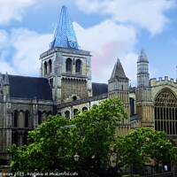Buy canvas prints of Rochester Cathedral, Kent by Sheila Eames
