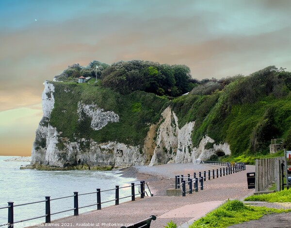 St. Margarets Bay, Kent England Picture Board by Sheila Eames
