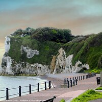 Buy canvas prints of St. Margarets Bay, Kent England by Sheila Eames