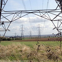 Buy canvas prints of The March of the Pylons by Sheila Eames