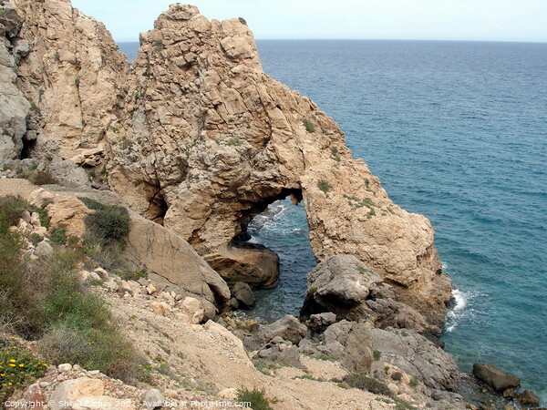 Pirulico Rocks, ne Mojacar, Spain Picture Board by Sheila Eames