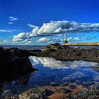 Buy canvas prints of Aberdeen Lighthouse  by Ashley Bremner