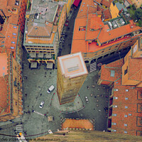 Buy canvas prints of Skyview of Bologna. by Sourov Deb