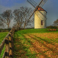 Buy canvas prints of Ashton windmill  by John Martin