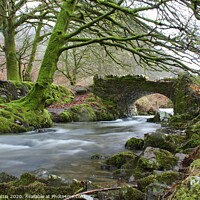 Buy canvas prints of Robbers Bridge - Exmoor by John Martin