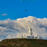 Buy canvas prints of Strumble Head Lighthouse in Wales by Jonathan Moulton