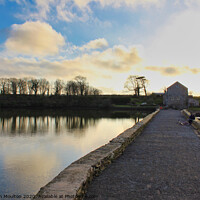Buy canvas prints of The Mill at Carew Castle by Jonathan Moulton